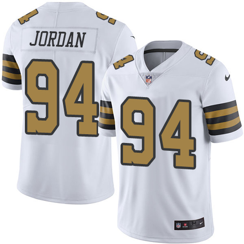 Men New Orleans Saints #94 Cam Jordan Navy White Nike Color Rush Playe NFL Jerseys ->women nfl jersey->Women Jersey